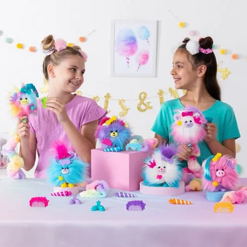 М'яка іграшка-сюрприз Cotton Candykins помаранчевий пухнастий вихованець для дітей.