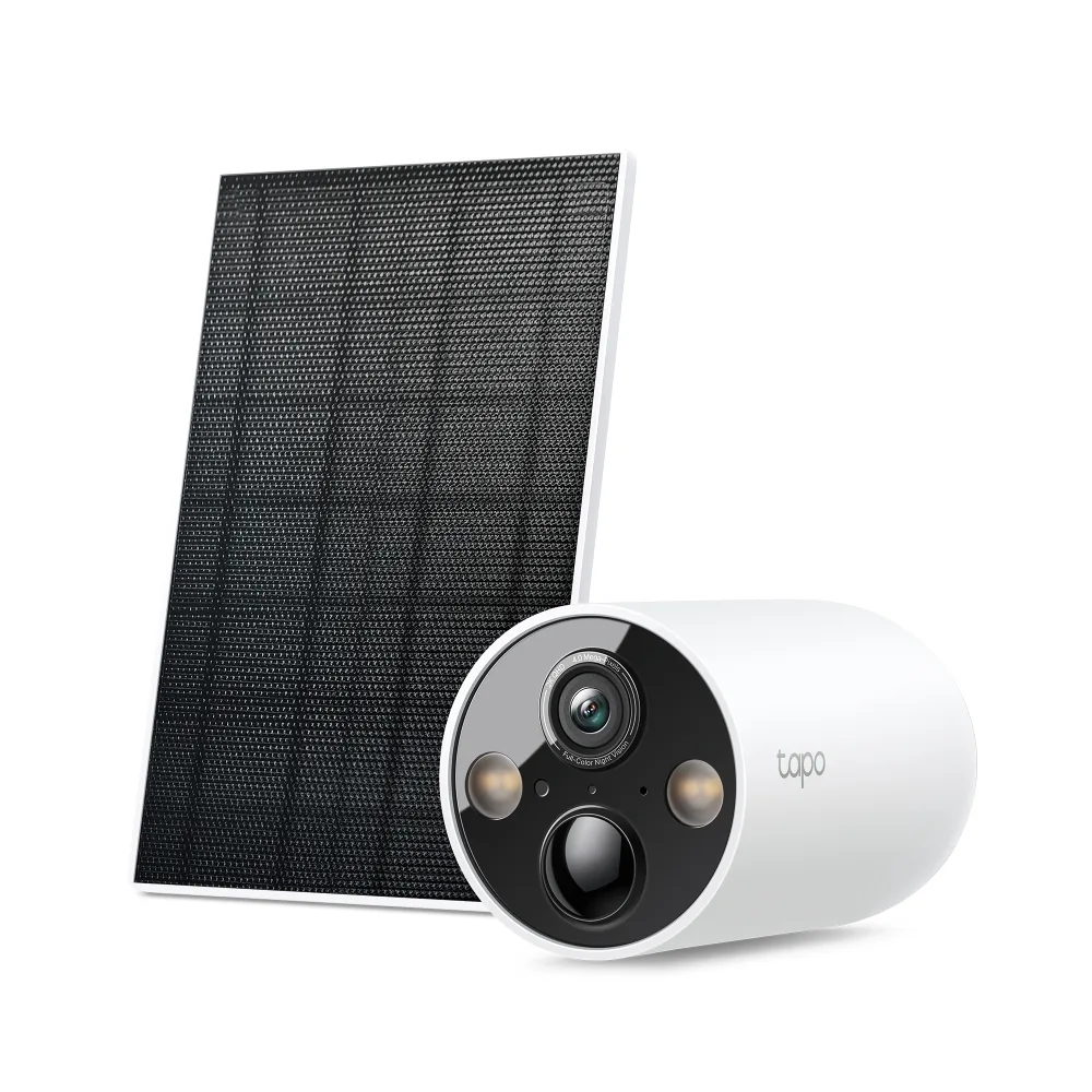 Комплект умной беспроводной камеры TP-LINK TAPO C425 KIT 2K QHD и солнечной панели.