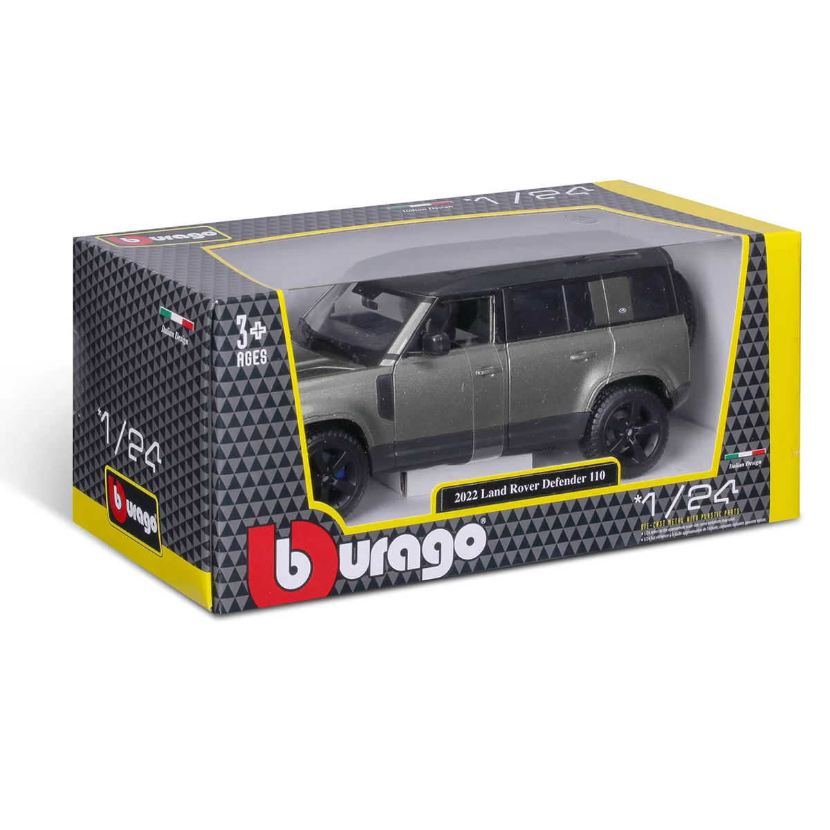 Автомодель Bburago метал 1:24 зелений металік