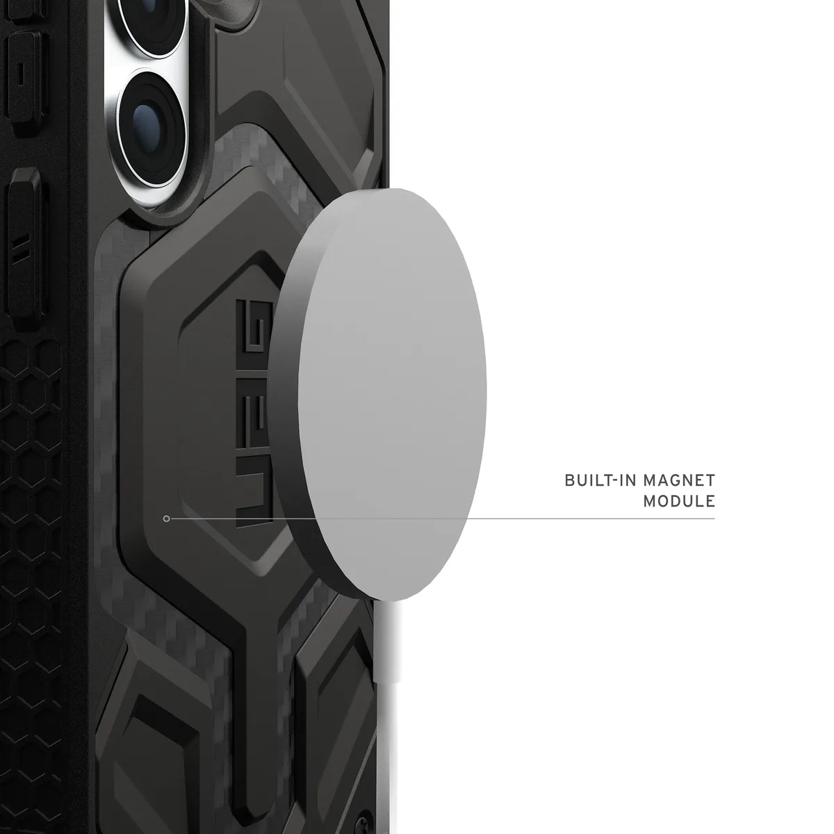 Чохол UAG Carbon Fiber для Samsung Galaxy S26+ Monarch Pro з магнітом чорний