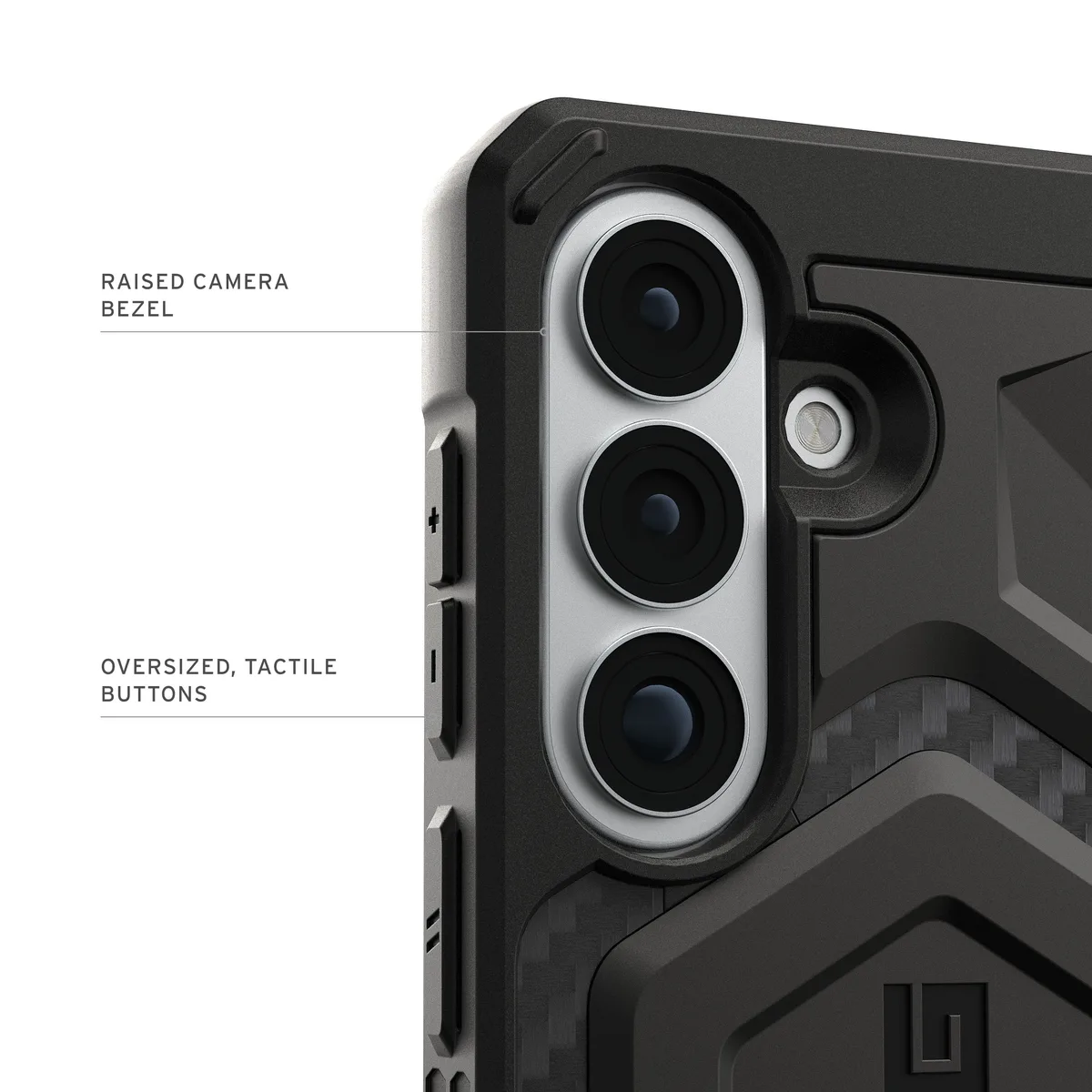 Чохол UAG Carbon Fiber для Samsung Galaxy S26+ Monarch Pro з магнітом чорний