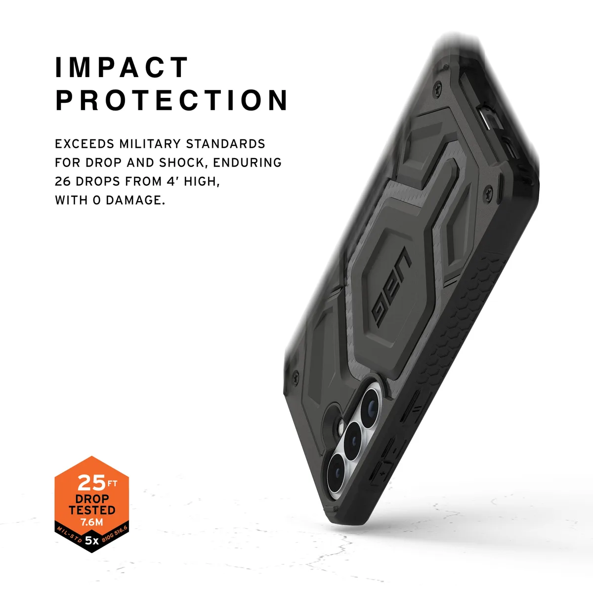 Чохол UAG Carbon Fiber для Samsung Galaxy S26+ Monarch Pro з магнітом чорний