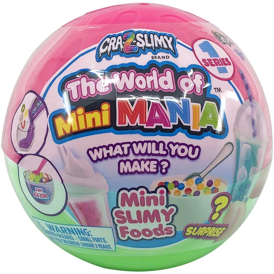 Слайм Cra-Z-Art World Mini Mania набір у кулі, S1