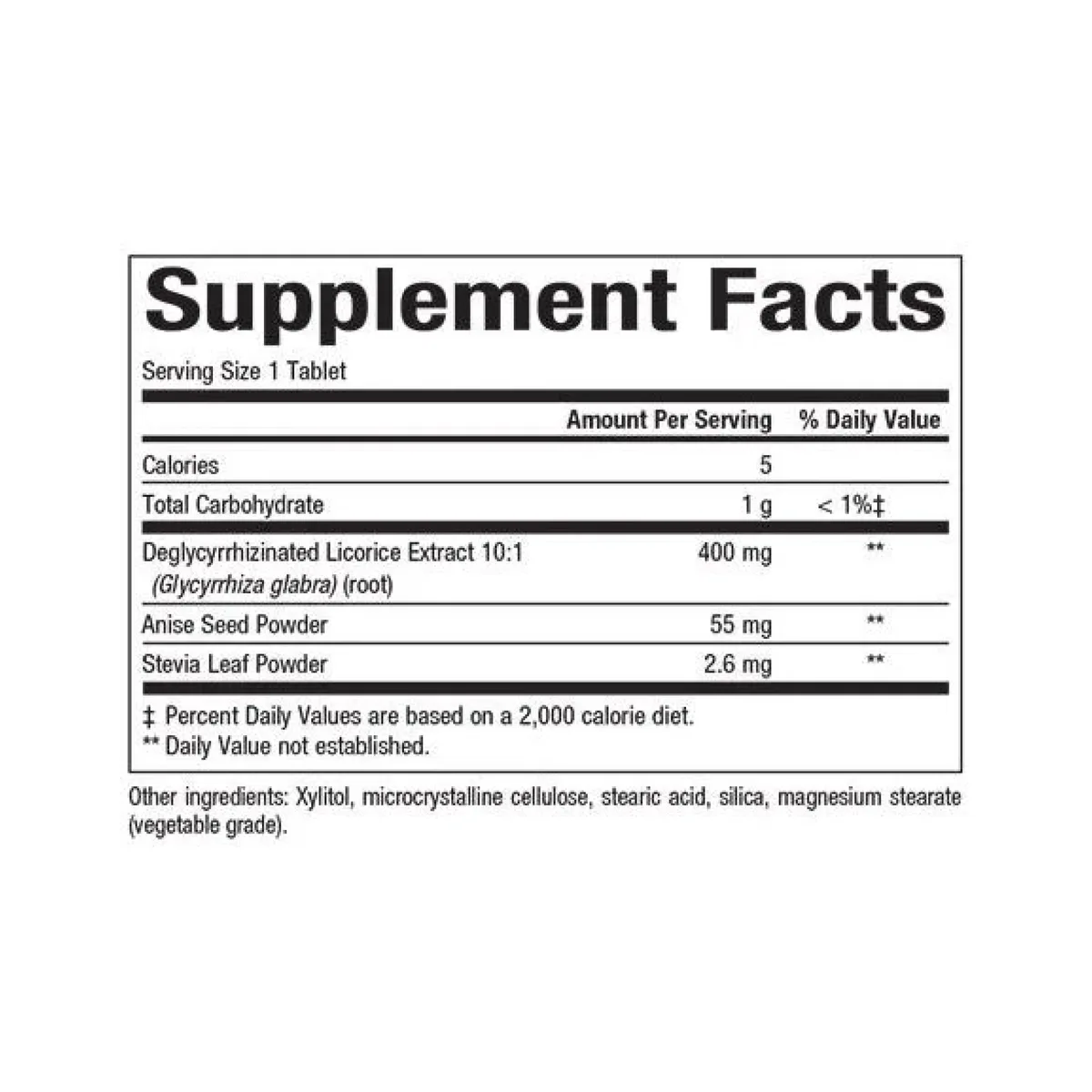 DGL 400 мг Natural Factors 90 таблеток веганський екстракт солодки