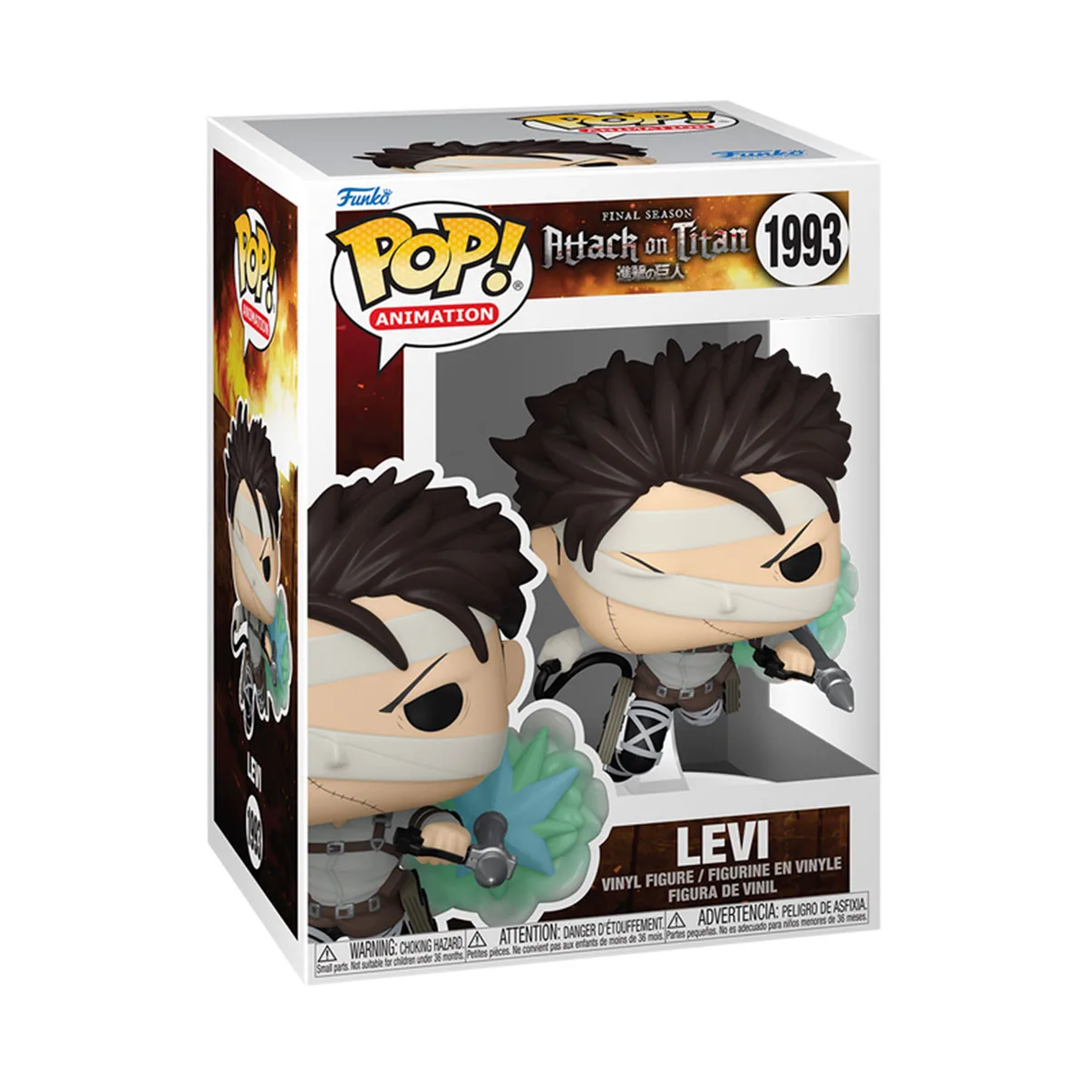 Игровая фигурка Funko POP виниловая 11 4 см Атака титанов Леви