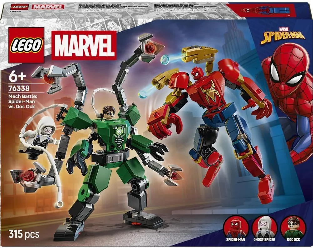 Конструктор LEGO Super Heroes Битва роботів: Людина-павук vs. Доктор Восьминог