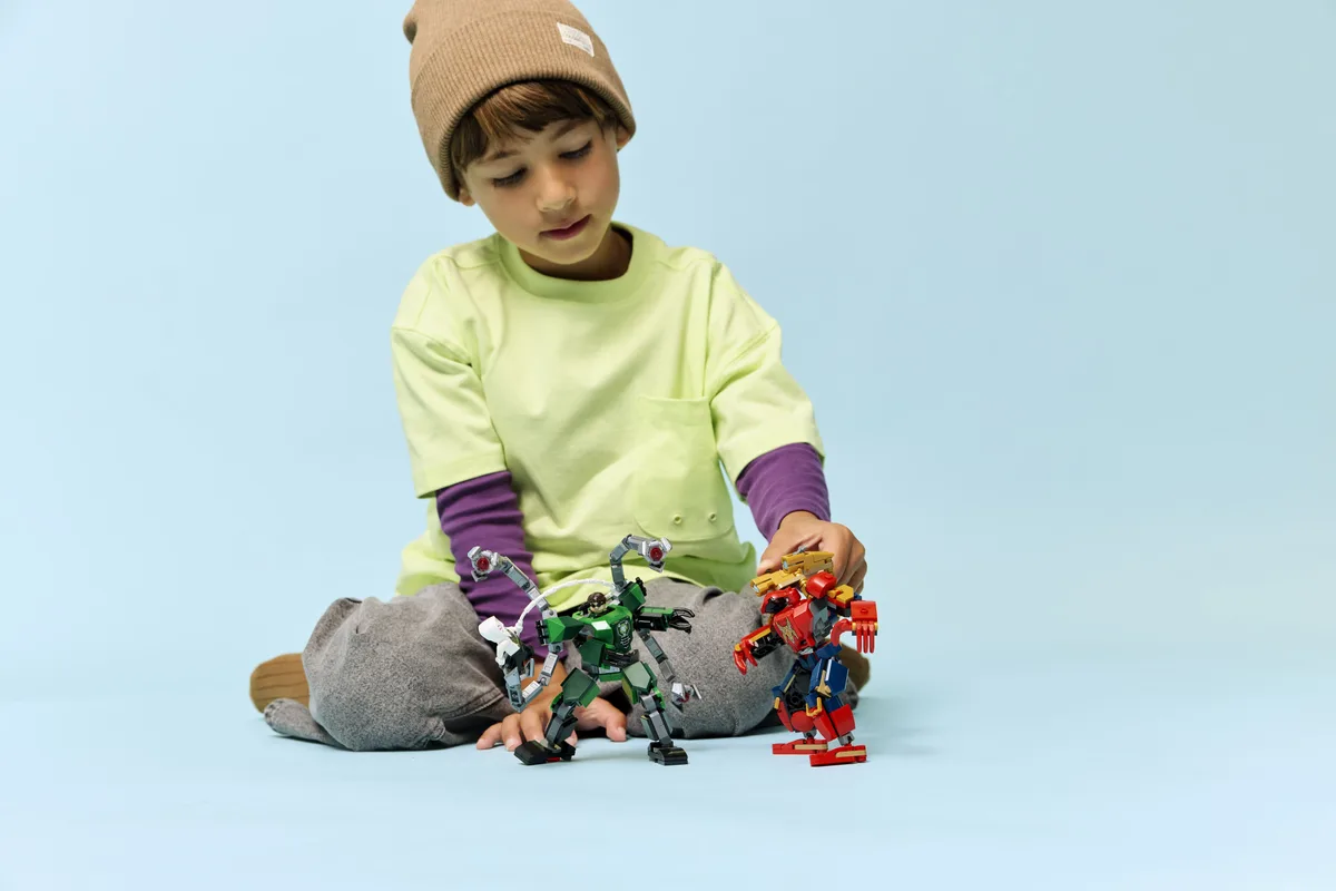 Конструктор LEGO Super Heroes Битва роботів: Людина-павук vs. Доктор Восьминог