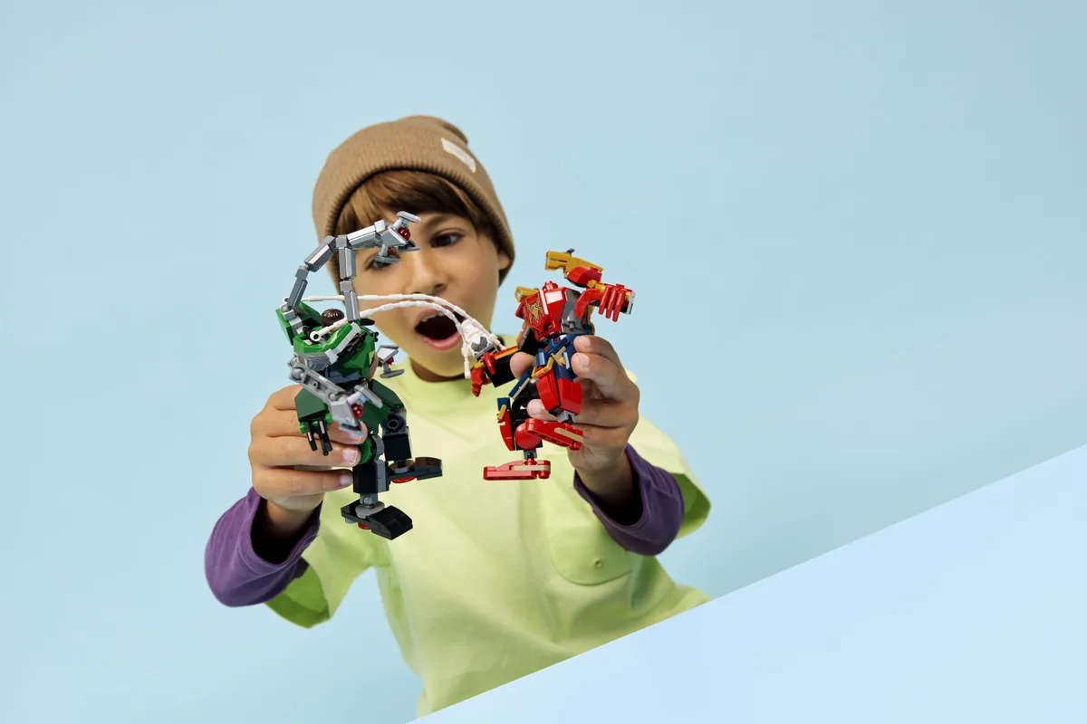 Конструктор LEGO Super Heroes Битва роботів: Людина-павук vs. Доктор Восьминог