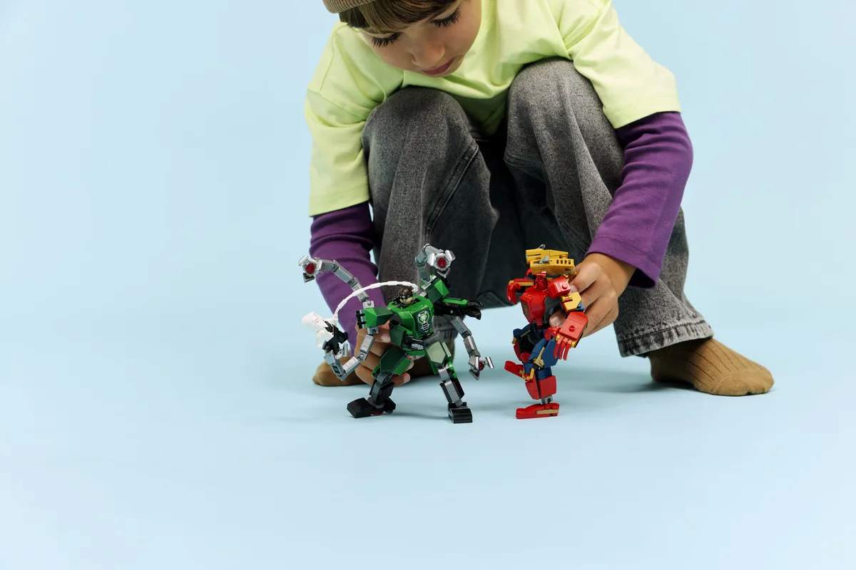 Конструктор LEGO Super Heroes Битва роботів: Людина-павук vs. Доктор Восьминог