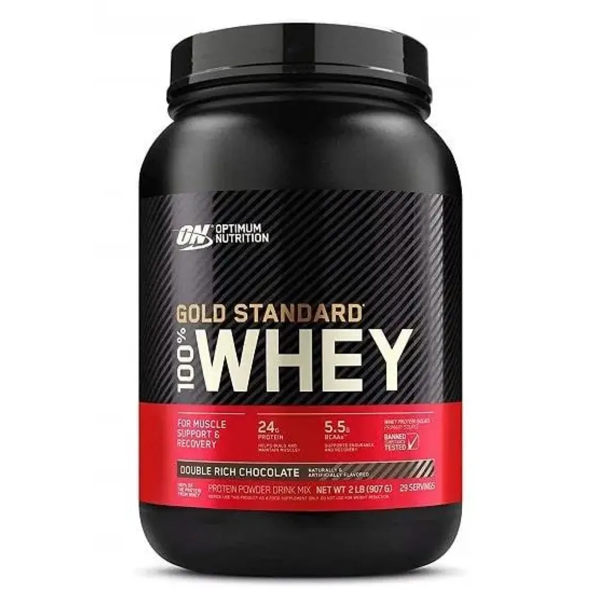 Протеїновий порошок Optimum Nutrition 100% Whey 900 г Шоколадний фундук