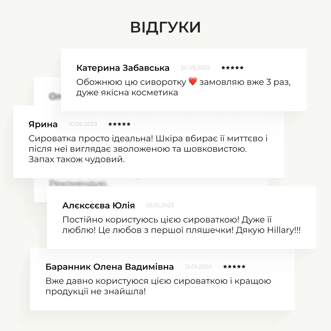 Сонцезахисна сироватка з вітаміном С SPF30 + Гіалуронова сироватка Smart Hyaluronic