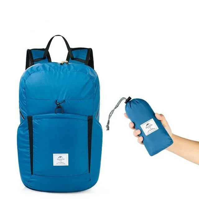 Рюкзак компактний Naturehike 30D нейлон 22 л чорний