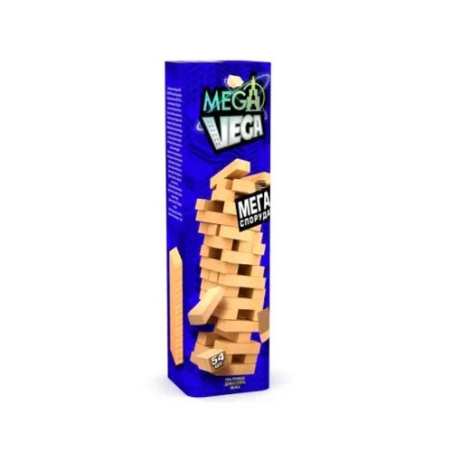 Настільна гра Mega Vega Дженга з дерева для дорослих і дітей