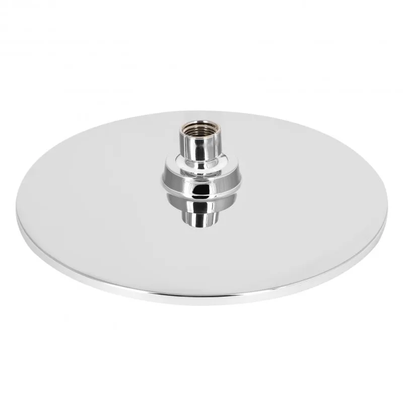 Душевая система Lidz Latwa 1030 хромовая белая 960-1370 мм цинк