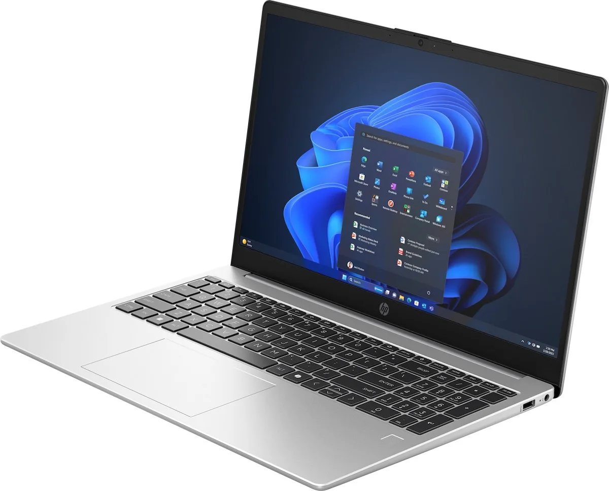 Ноутбук HP 15.6 FHD IPS серебристый Intel Core 5 16GB SSD 512GB