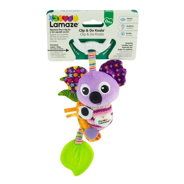 Мягкая игрушка-подвеска Lamaze с прорезывателем 10х5х14 см разноцветная