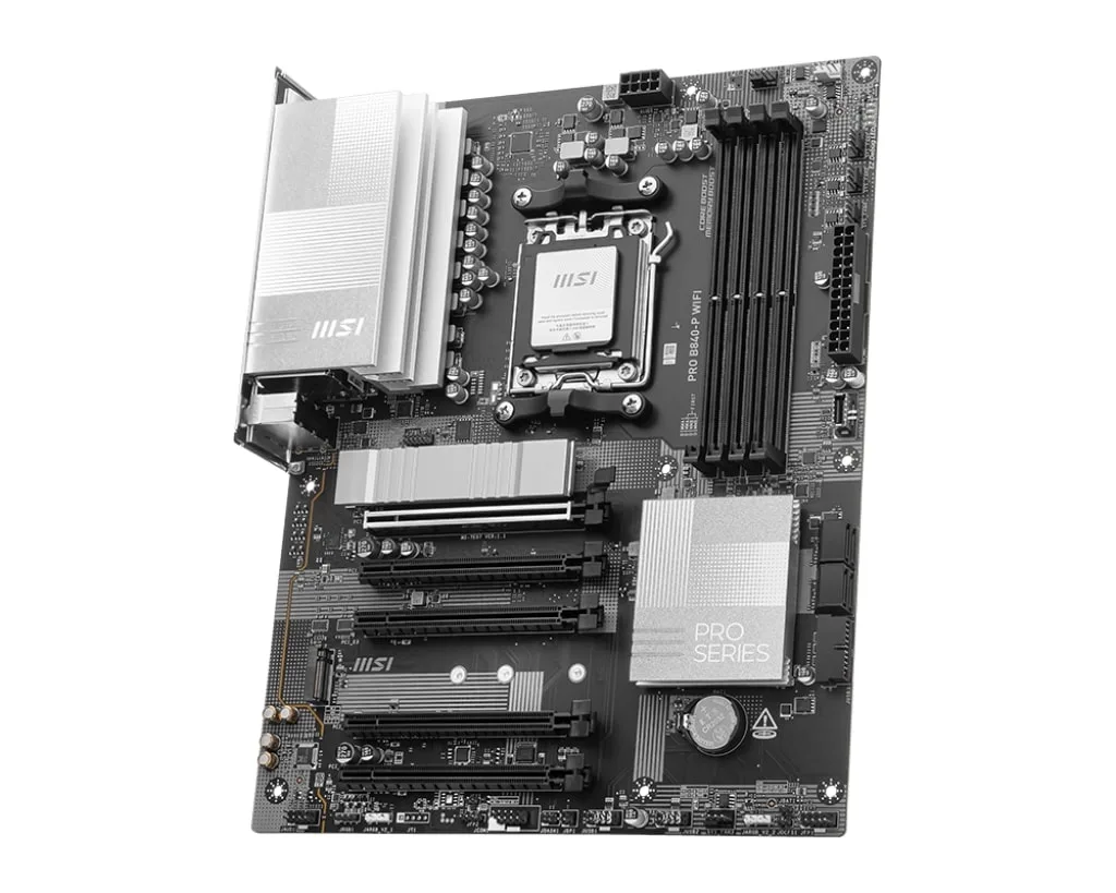 Материнcька плата MSI PRO B840-P WIFI sAM5 B840 4xDDR5 M.2 HDMI Wi-Fi BT ATX