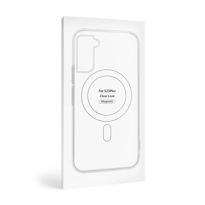 Чохол MagSafe для Samsung пластик силікон прозорий