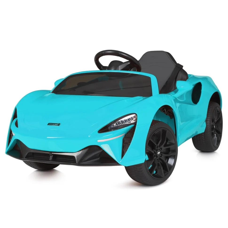 Дитячий електромобіль McLaren Artura 2 мотори 25W комбінований блакитний