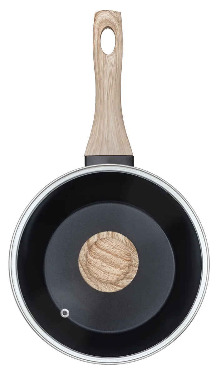 Ківш Pyrex алюмінієвий 1,8 л 18 см чорний з антипригарним покриттям