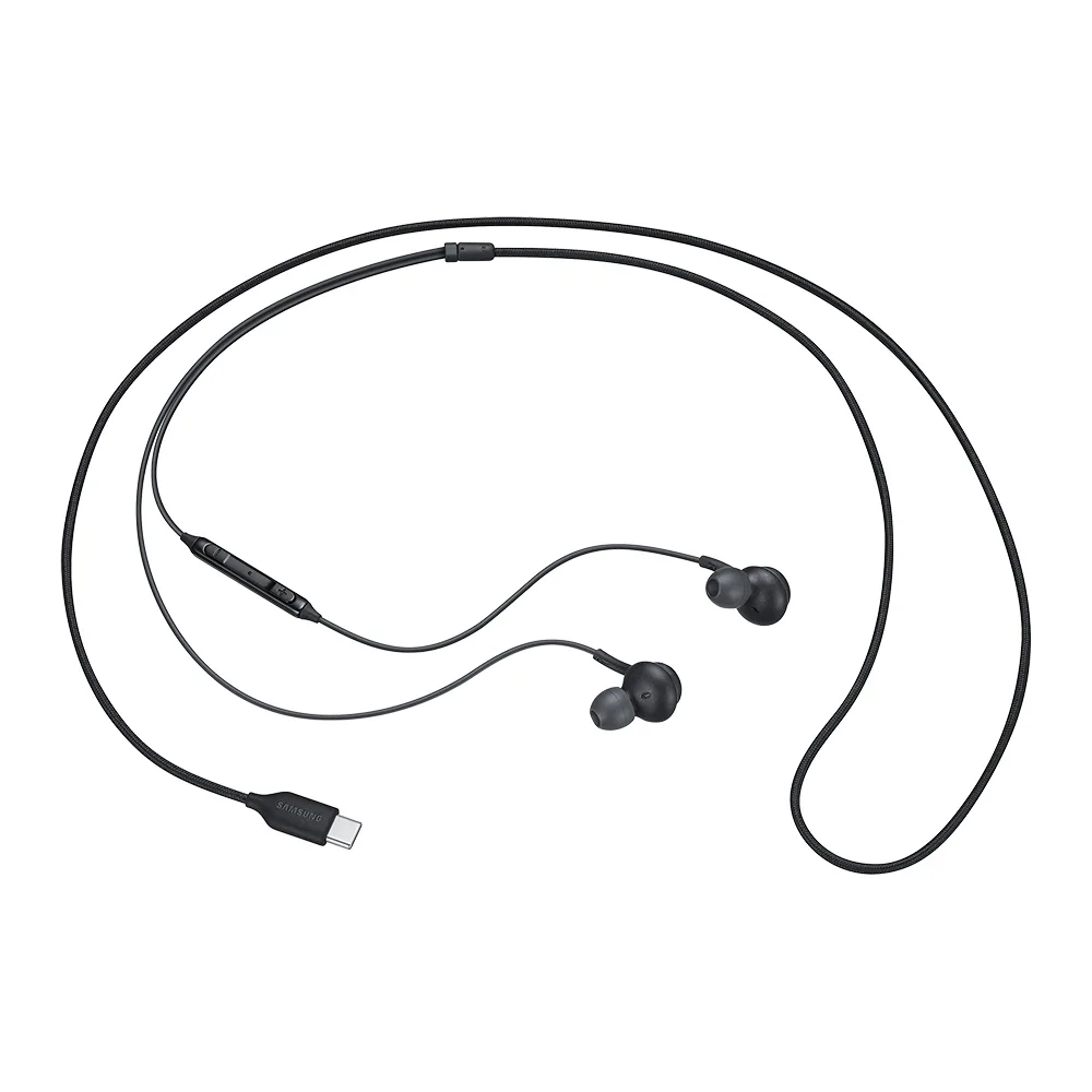Гарнітура Samsung дротові вакуумні 11,8 мм чорні USB Type-C