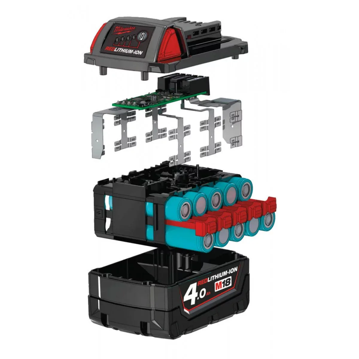 Акумулятор Milwaukee Redlithium M18 18B 4 А·год 07 кг