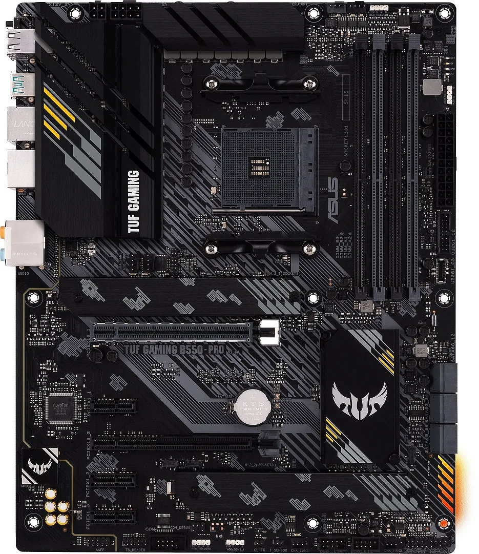Материнcька плата ASUS TUF GAMING B550-PRO sAM4 B550 4xDDR4 M.2 HDMI DP ATX