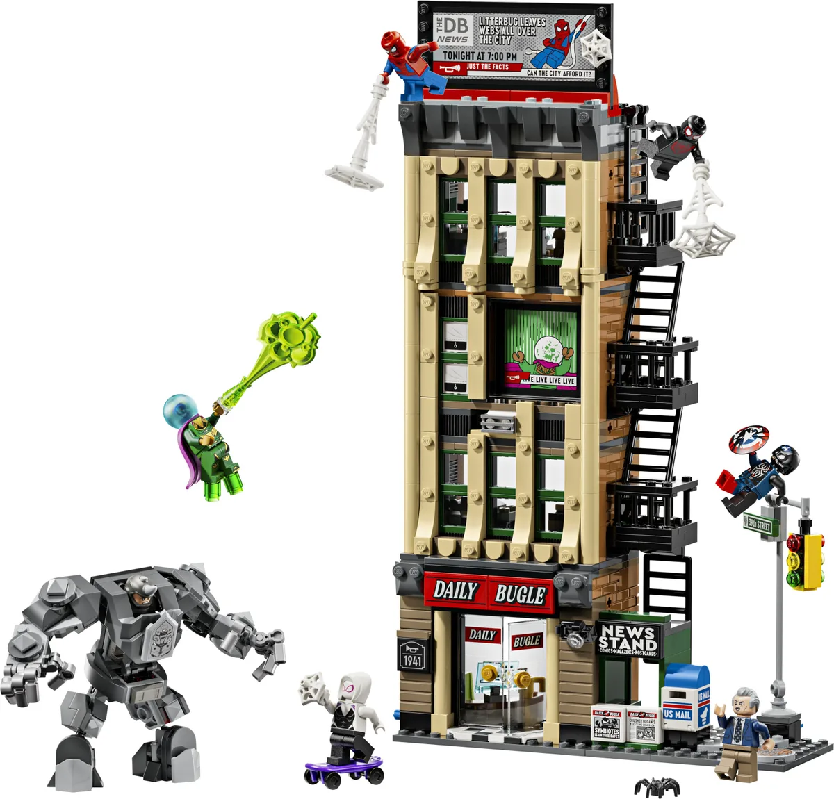 Конструктор LEGO Super Heroes Людина-павук проти Містеріо: Дейлі Б'юґл