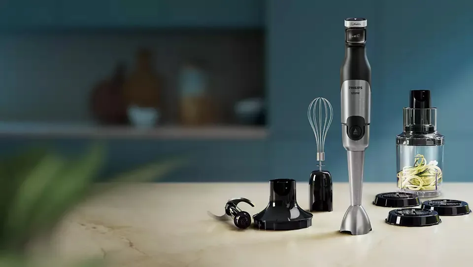 Блендер Philips Series 5000 занурювальний 1200 Вт 4 в 1 XL чорний