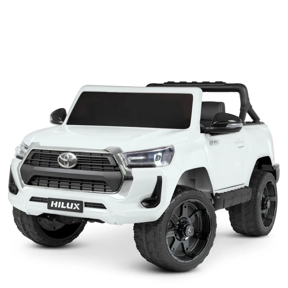 Дитячий електромобіль джип Bambi 4WD 35W 1-местний 30 кг комбінований білий
