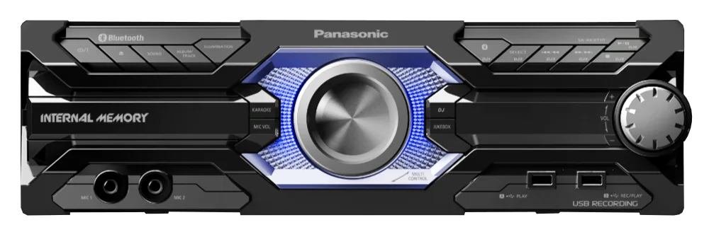 Музичний центр Panasonic 2200 Вт 2 канали чорний