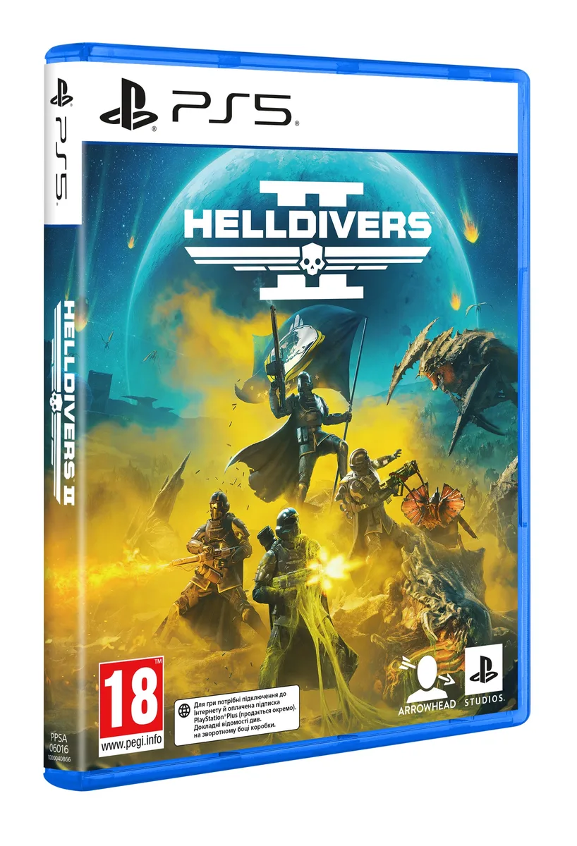 Гра консольна PS5 HELLDIVERS 2, BD диск