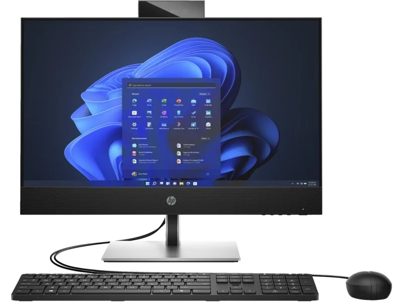 Комп'ютер персональний моноблок HP ProOne 440-G9 23.8" FHD IPS AG, Intel i5-14500, 16GB, F512GB, UMA, WiFi, кл+м, DOS, чорний