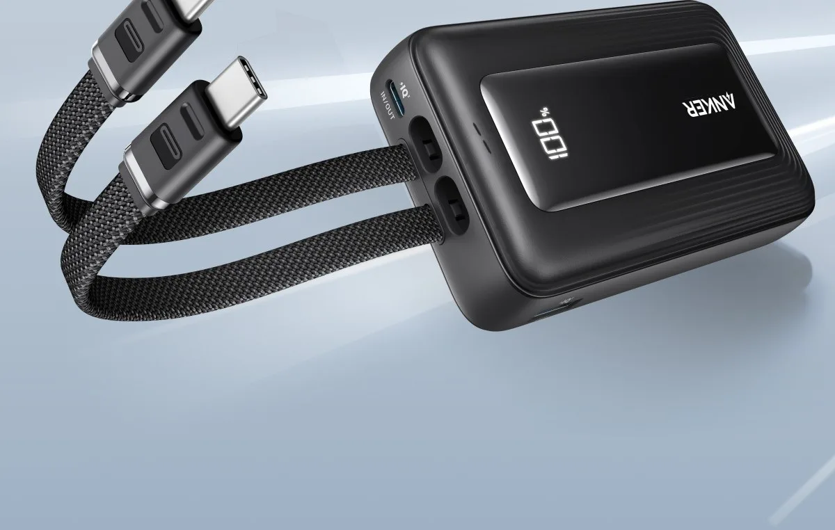 Портативний зарядний пристрій Anker 20000 мАгод 45W USB-C 119,9х73,4х31,4 мм Чорний