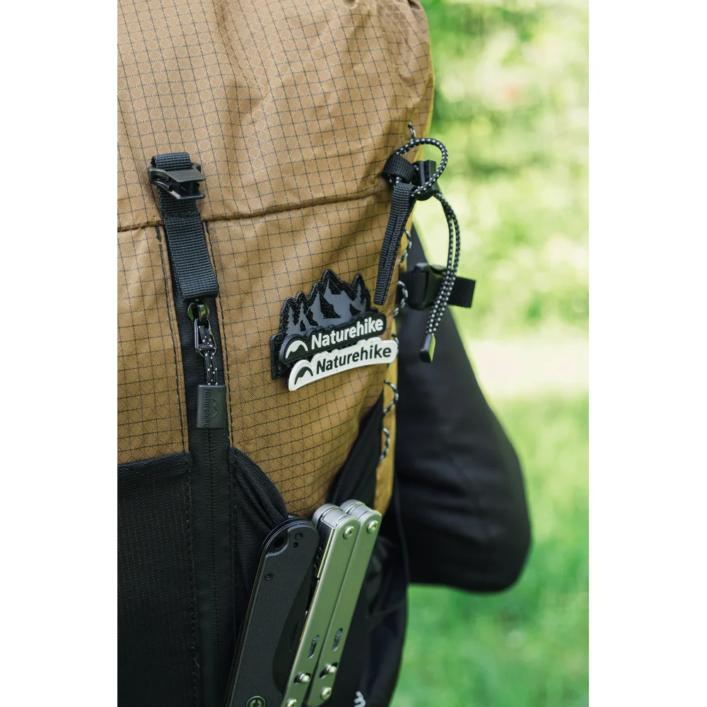 Рюкзак туристичний Naturehike поліестер 30+5 л коричневий