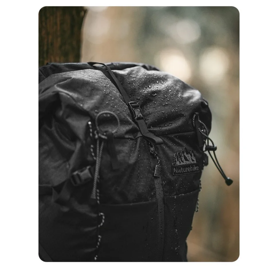 Рюкзак туристичний Naturehike поліестер 30+5 л коричневий