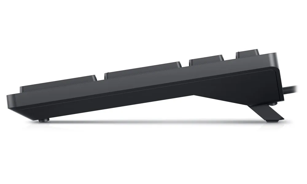 Клавіатура Dell дротова USB повнорозмірна українська чорна