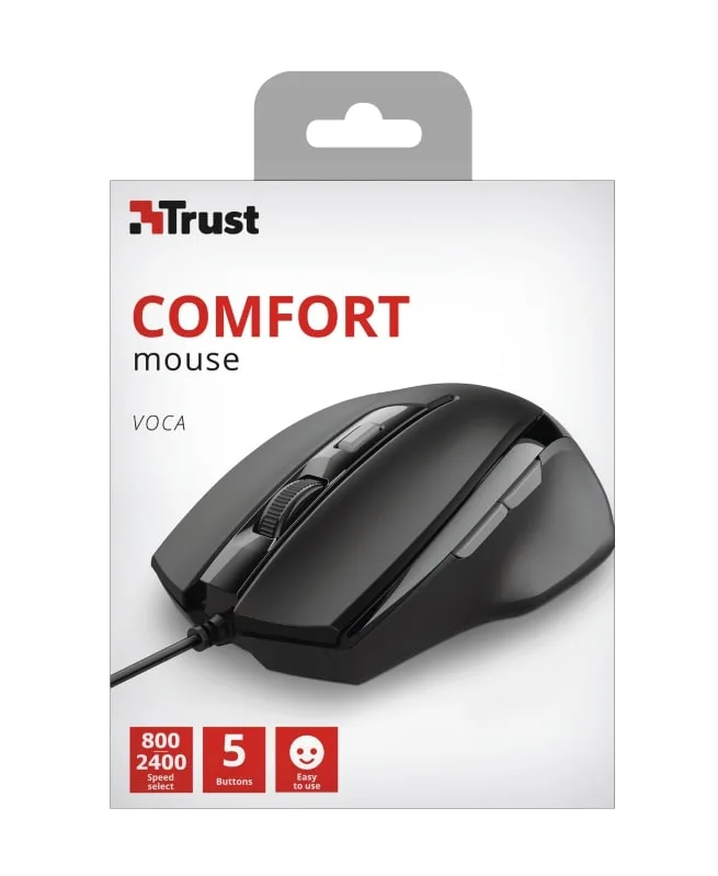 Миша Trust Voca, USB-A, чорний