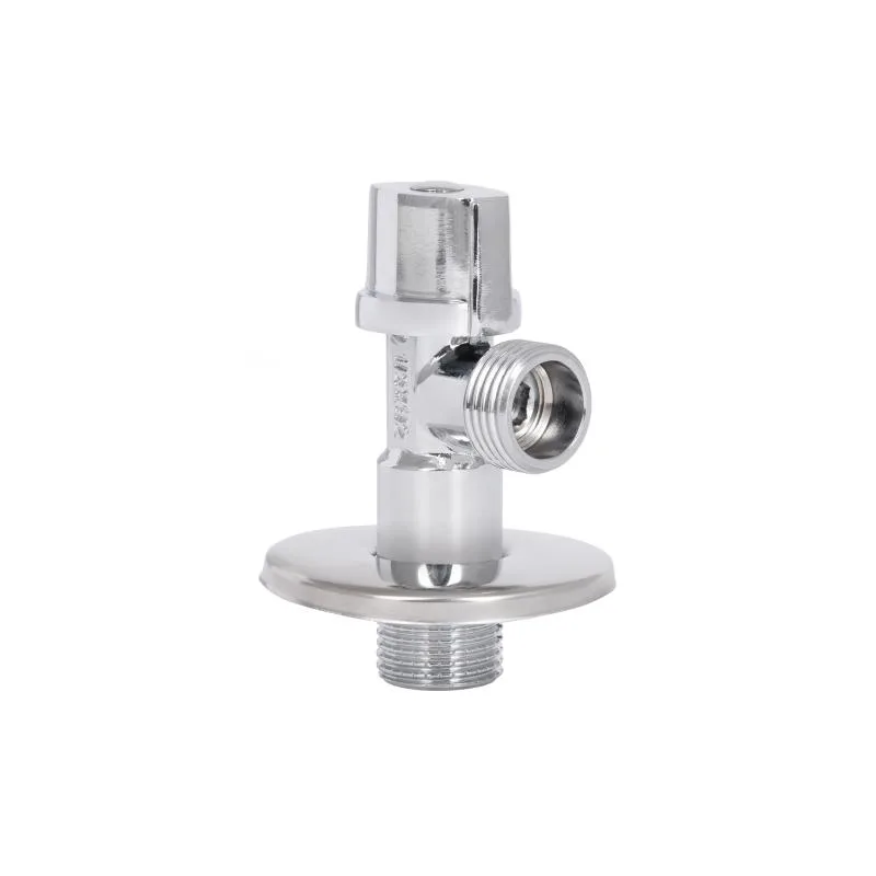 Кран кульовий Thermo Alliance SF340W1515 1/2"x1/2" латунний кутовий хромований