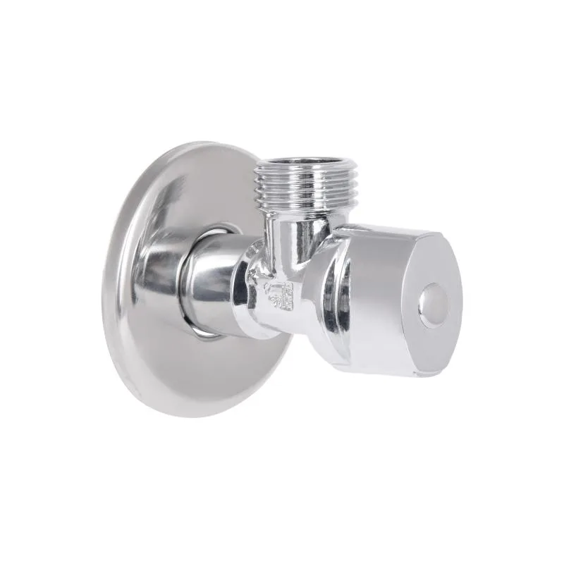 Кран кульовий Thermo Alliance SF340W1515 1/2"x1/2" латунний кутовий хромований