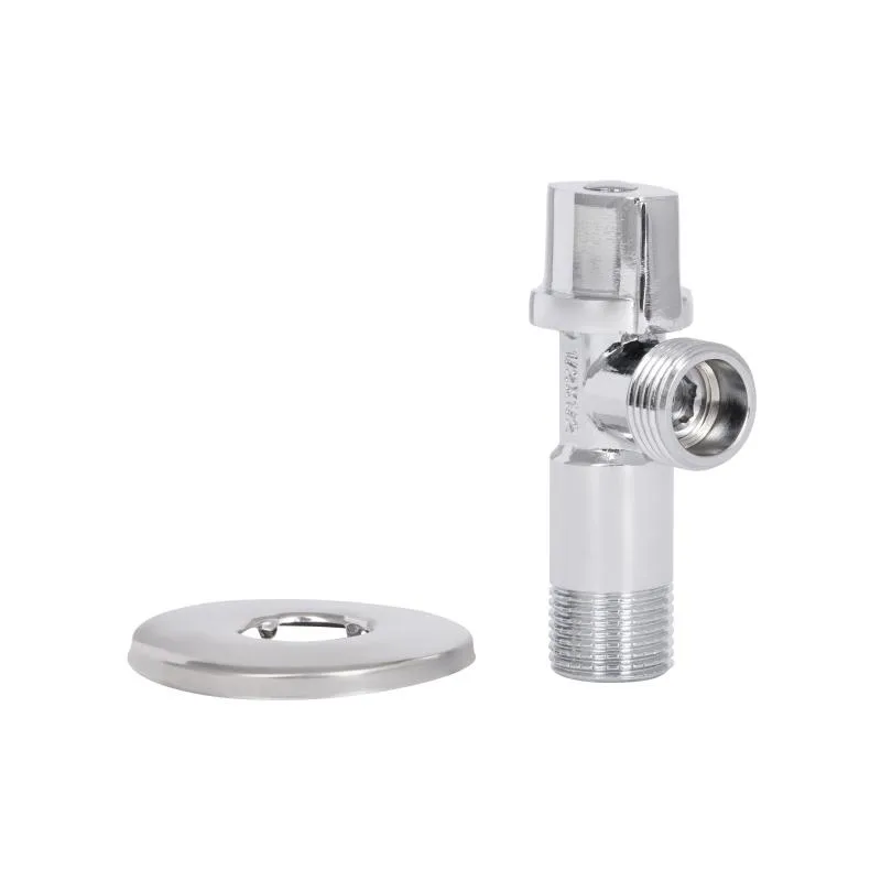 Кран кульовий Thermo Alliance SF340W1515 1/2"x1/2" латунний кутовий хромований