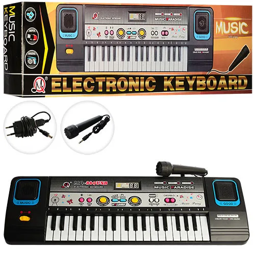 Синтезатор A-Toys пластиковий 37 клавіш кольоровий з мікрофоном