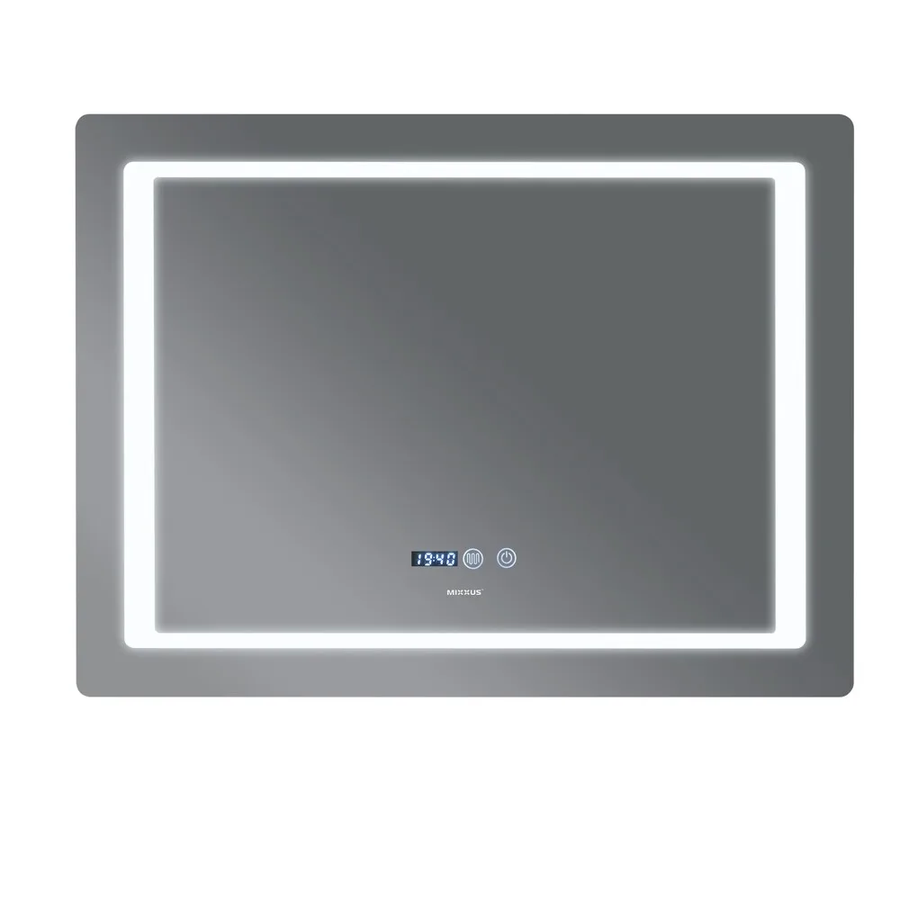 Дзеркало настінне LED Touch MIXXUS STYLE MR03 70x50 см Алюміній з антизапотівателем