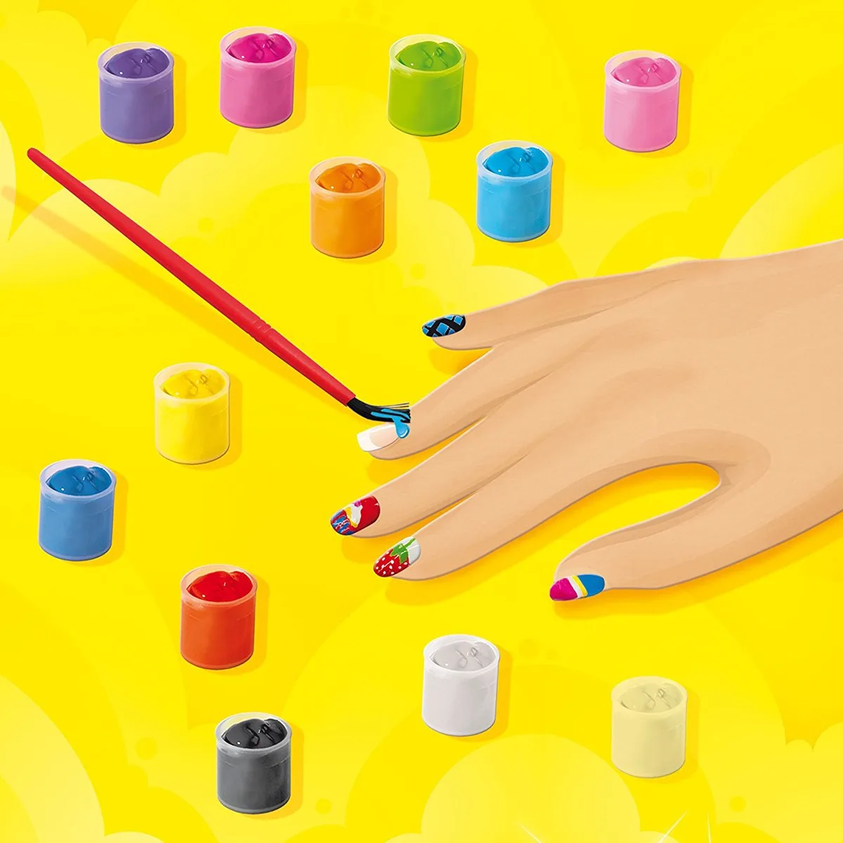 Игровой набор для юного нейл-арт мастера SES Creative комбинированные материалы 30х20 см