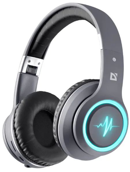 Гарнітура Defender Bluetooth метал повнорозмірні сірі