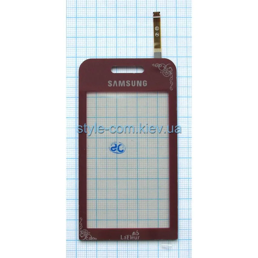 Тачскрін Samsung High Quality 3,2 дюйма червоний