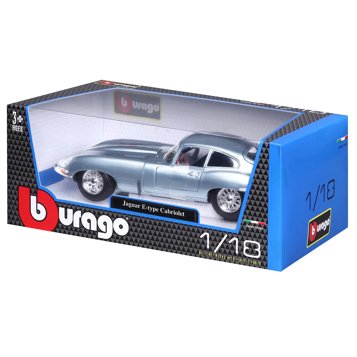 Автомодель Bburago метал 1:18 синя