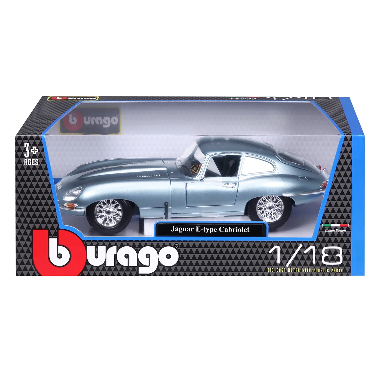 Автомодель Bburago метал 1:18 синя