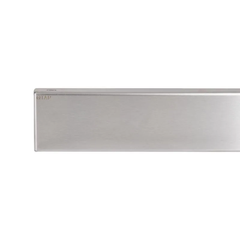 Лінійний трап Qtap Taurus Tile800 сухий затвор нержавіюча сталь 800х60 мм полірований
