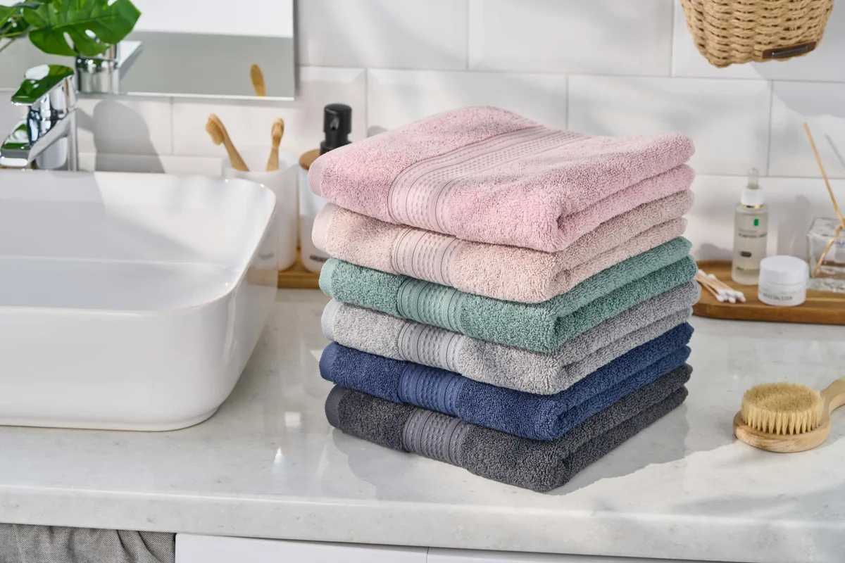 Махровий рушник ARDESTO SuperSoft 70х140 см, 100% бавовна, ніжний рожевий.